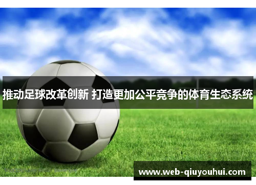推动足球改革创新 打造更加公平竞争的体育生态系统